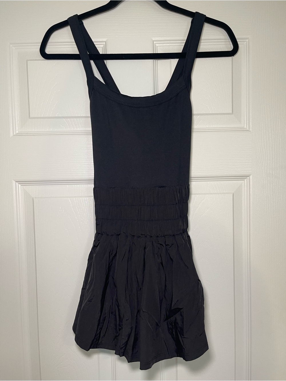 FP Movement by Free People Black Sleeveless Romper